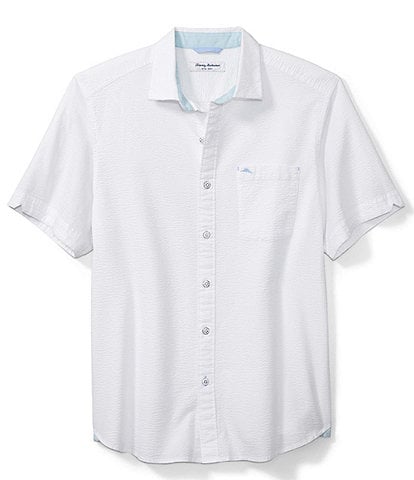 Tommy Bahama Big & Tall Nova Wave Short Sleeve Woven Shirt