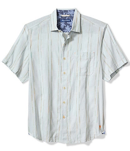 Tommy Bahama Big & Tall Sonora Stripe Short Sleeve Shirt