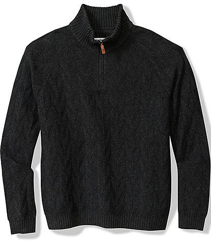 Tommy Bahama Cabana Canyon Wool Blend Half-Zip Pullover