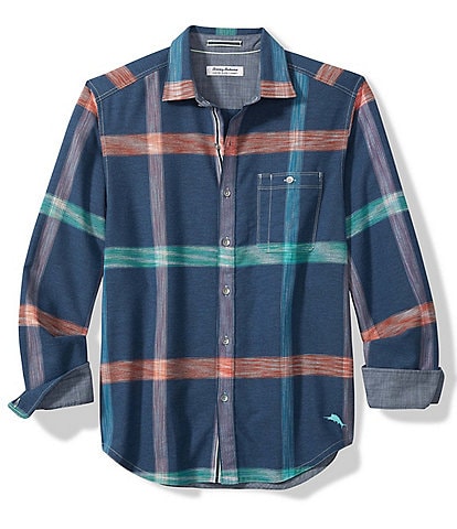 Tommy Bahama Canyon Beach Chill Out Check Long Sleeve Woven Shirt