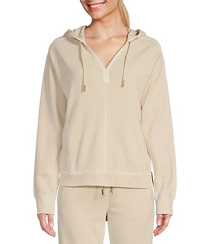 Tommy Bahama Captiva Isles Hybrid Twill French Terry Long Sleeve Hooded Coordinating Pullover