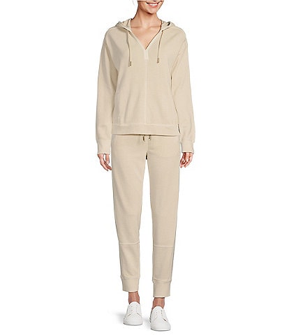 Tommy Bahama Captiva Isles Hybrid Twill French Terry Long Sleeve Hooded Coordinating Pullover