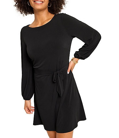 Tommy Bahama Carmela Long Sleeve Self-Tie Dress