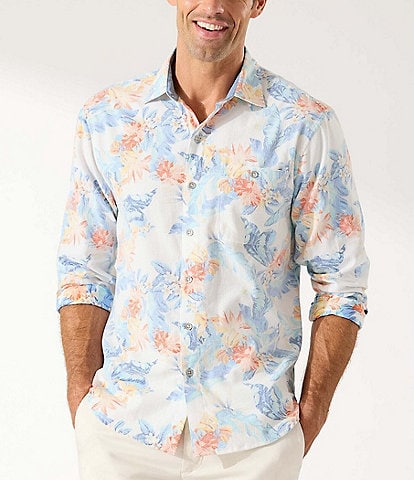 Tommy Bahama Coastline Cord Sunset Point Long Sleeve Woven Shirt