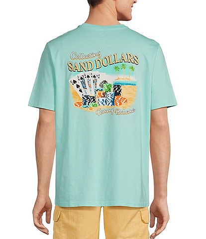 Tommy Bahama Collecting Sand Dollars Short Sleeve Graphic T-Shirt