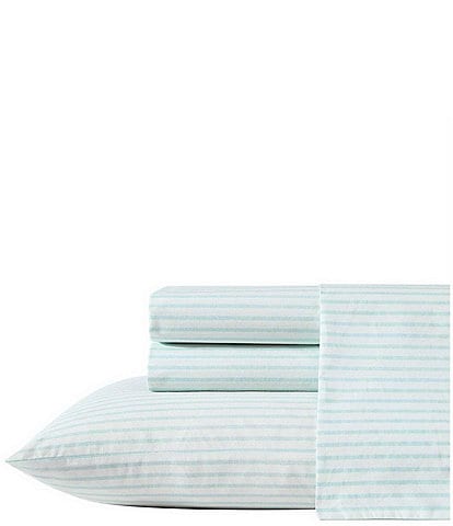 Tommy Bahama Cool Beach Stripe Cotton Percale Sheet Set