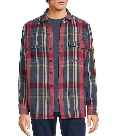 Tommy Bahama Copper Canyon Plaid Shirt Jacket