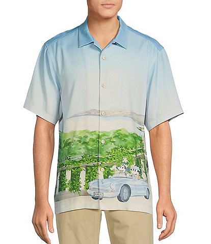 Tommy Bahama Disney Coastal Cruisin Short Sleeve Twill Shirt