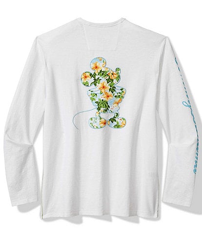 Tommy Bahama Disney Long Sleeve Postcard To Paradise Lux Graphic T-Shirt
