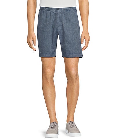 Tommy Bahama Dockside Bay Pull-On Linen-Blend 8#double; Inseam Shorts