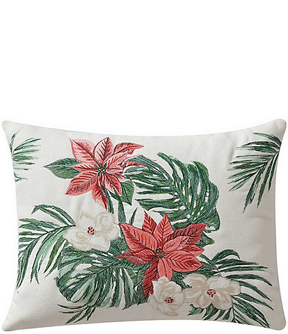Tommy Bahama Festive Palms Felt Breakfast Throw Pillow