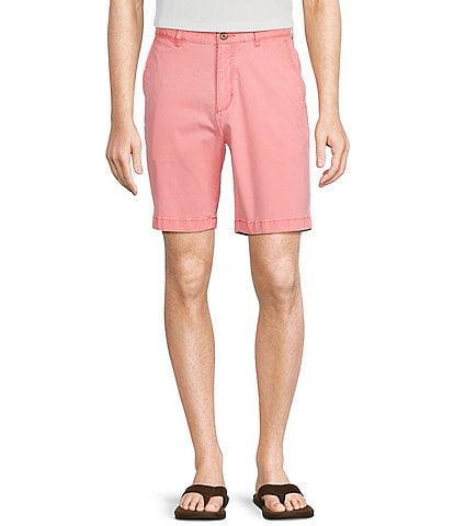 Tommy Bahama Flat Front Straight Fit Stretch Sateen 10#double; Inseam Boracay Shorts