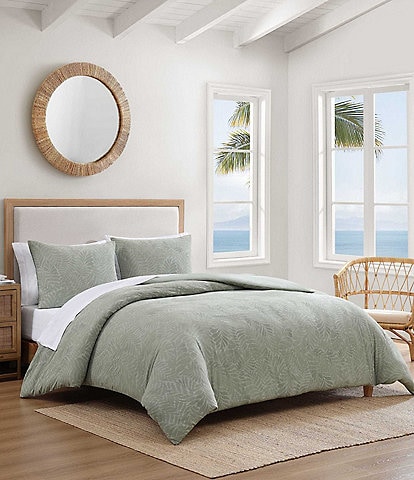 Tommy Bahama Harbor Palm Cotton Reversible Comforter Mini Set