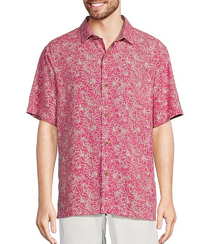 Tommy Bahama High Tide Hibiscus Short Sleeve Woven Shirt