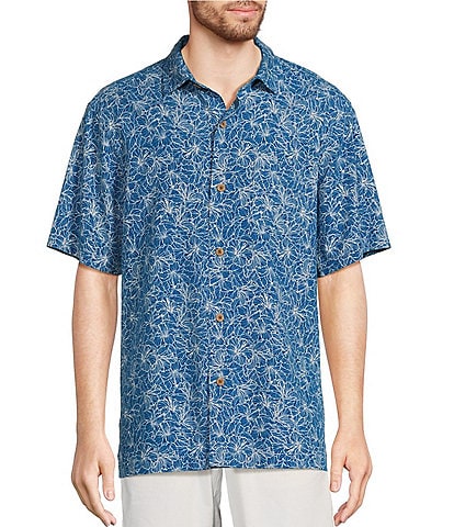 Tommy Bahama High Tide Hibiscus Short Sleeve Woven Shirt