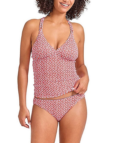 Tommy Bahama Island Cays Fiori Reversible Halterkini Swim Top & Reversible Hipster Swim Bottom