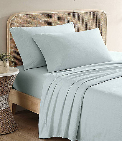 Tommy Bahama Island Cays Pinstripe Cotton Percale Sheet Set