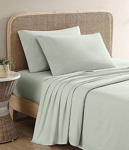 Tommy Bahama Island Cays Pinstripe Cotton Percale Sheet Set