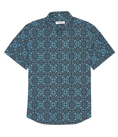 Tommy Bahama IslandZone® Bahama Coast Mosaic Geo Short Sleeve Woven Shirt