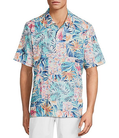 Tommy Bahama IslandZone Bahama Coast Positano Palms Short Sleeve Polo Shirt
