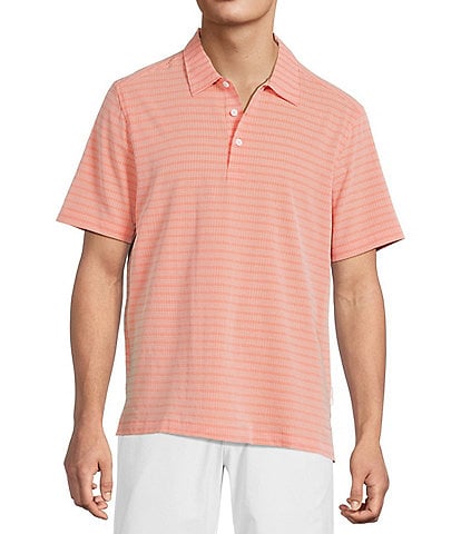 Tommy Bahama IslandZone Bahama Coast Scala Stripe Short Sleeve Polo Shirt