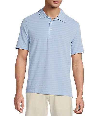 Tommy Bahama IslandZone Bahama Coast Scala Stripe Short Sleeve Polo Shirt