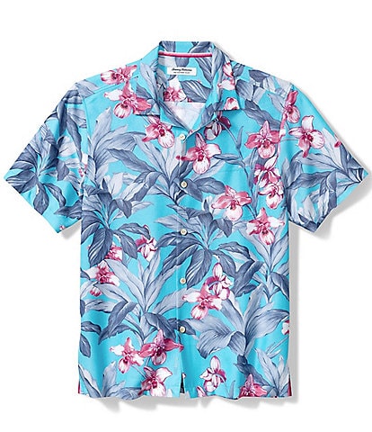 Tommy Bahama IslandZone Coconut Point Flora Breeze Short Sleeve Woven Camp Shirt