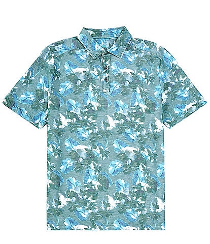 Tommy Bahama IslandZone® La Esmeralda Floral Short Sleeve Polo Shirt