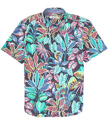 Mens Hawaiian Shirt - Tropical Bliss - White (Size: XL) - Tropaholic