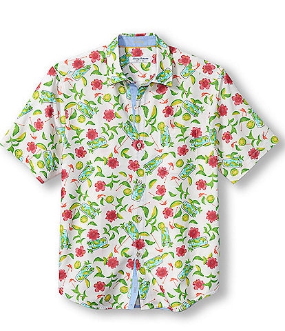 Tommy Bahama IslandZone Mojito Bay Make It A Double Short Sleeve Woven Shirt
