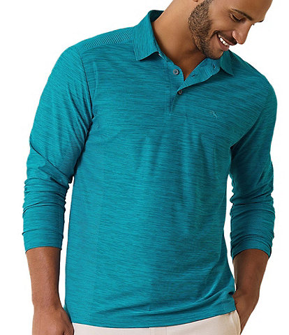 Tommy Bahama IslandZone® Performance Palm Coast Long Sleeve Polo Shirt
