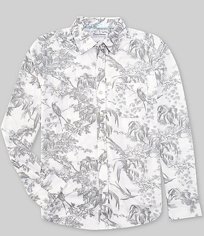 Atlanta Braves Tommy Bahama Hula Oasis Button-Up Shirt - White