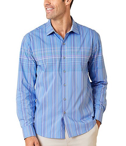 Tommy Bahama IslandZone® Sarasota Stretch Portobello Long Sleeve Woven Shirt