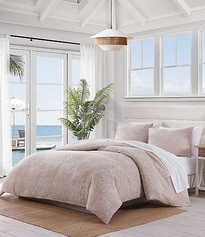 Tommy Bahama Jungle Palms Cotton Duvet Cover Mini Set