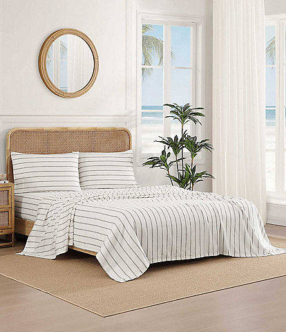 Tommy Bahama La Vida Stripe Cotton Sateen Sheet Set