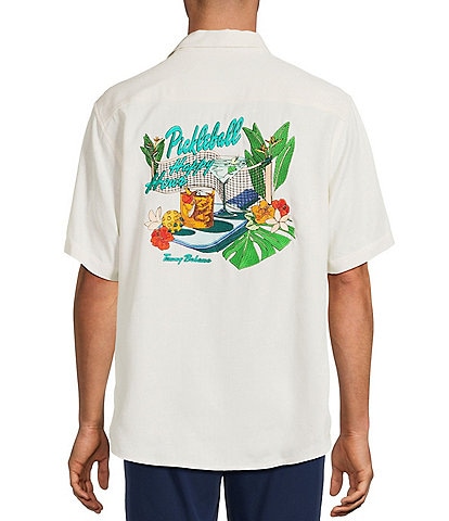 Tommy Bahama Lets Meet For Drinks Short Sleeve Woven Shirt