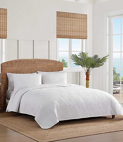 Tommy Bahama Line Palm Cotton Reversible Quilt Mini Set