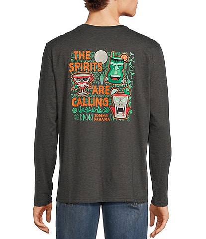 Tommy Bahama Long Sleeve The Spirits Are Calling T-Shirt