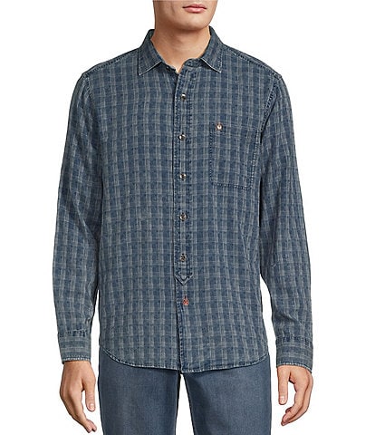 Tommy Bahama Lopez Island Checked Long Sleeve Woven Shirt