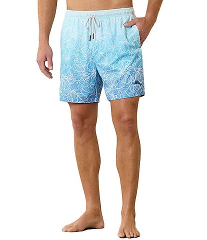 Tommy Bahama Naples High Tides Hibiscus 6#double; Inseam Swim Trunks