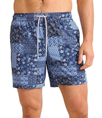 Tommy Bahama Naples Palazzo Patchwork 6" Swim Trunks