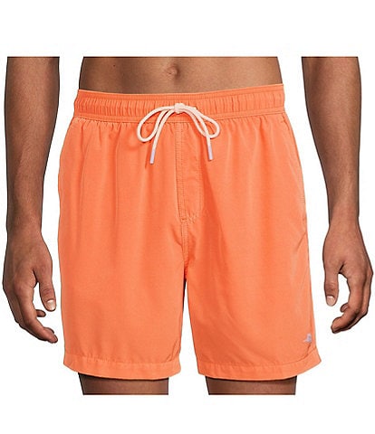 Tommy Bahama Naples Valley Garment-Dyed 6" Inseam Swim Trunks