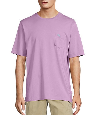 Tommy Bahama New Bali Skyline Short Sleeve Crewneck Solid Pocket T-Shirt