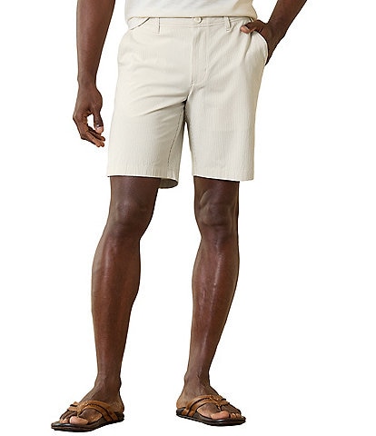 Tommy Bahama Nova Wave Sand Stripe 8#double; Inseam Shorts