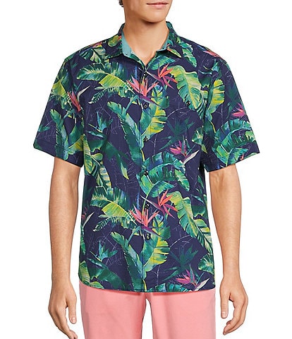Tommy Bahama Nova Wave Sunnyvale Blooms Short Sleeve Woven Shirt