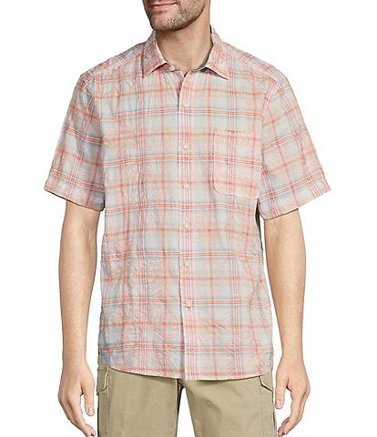 Tommy Bahama Over Lei Blooms Short Sleeve Woven Shirt