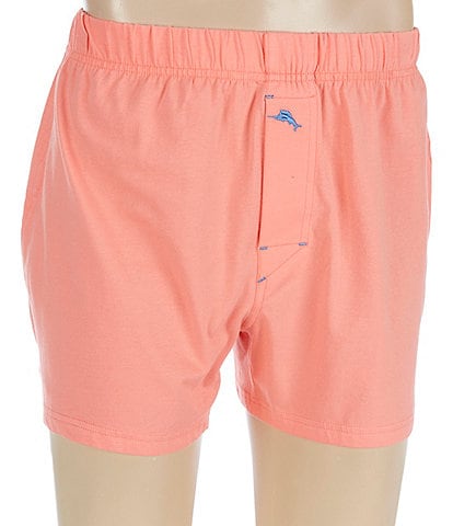 Tommy Bahama Solid 4.25#double; Inseam Knit Boxers