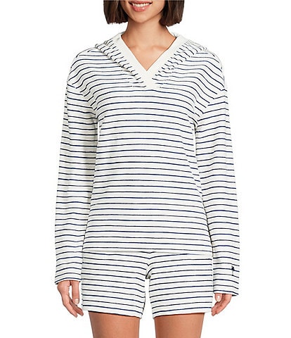 Tommy Bahama Pebble Bay Embroidered Palm Tree Popover Hoodie