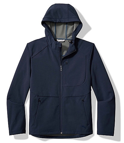 Tommy Bahama Performance Stretch Melbourne Softshell Water-Resistant Full-Zip Jacket