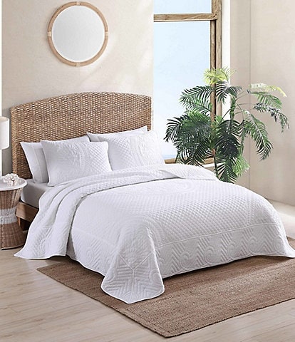 Tommy Bahama Pineapple Resort White Cotton Quilt